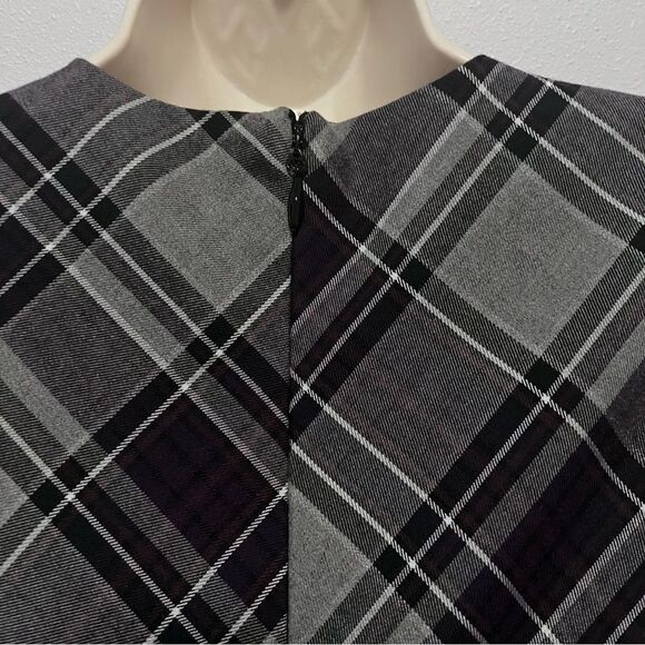 New York & Co Stretch Plaid Dress Size 6 - Picture 4 of 8